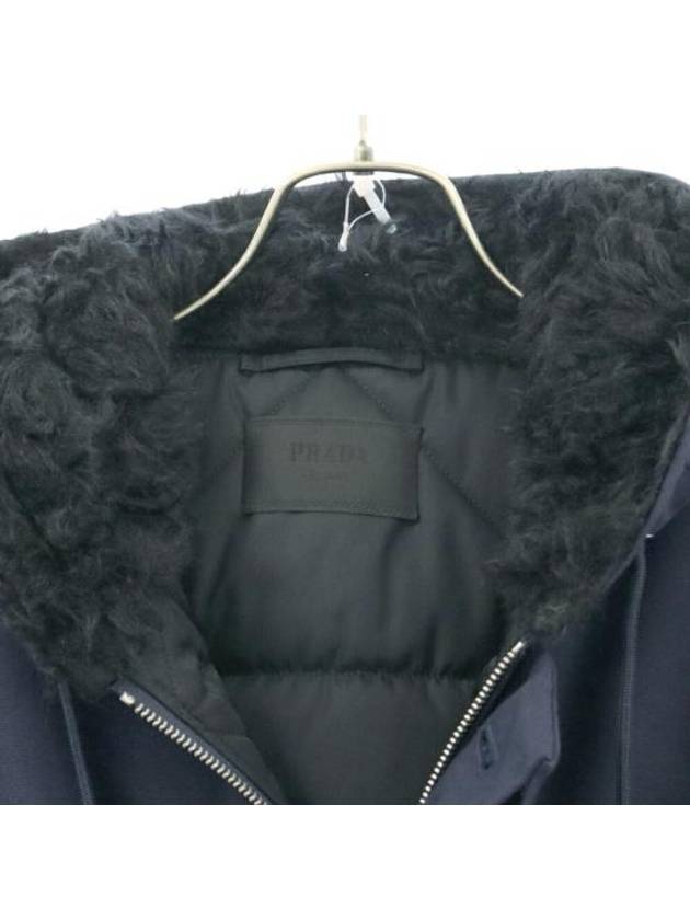 Technical Canvas Rain Coat Navy - PRADA - BALAAN 4