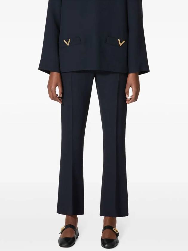 Valentino Garavani Trousers Blue - VALENTINO - BALAAN 3