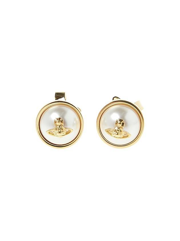 Olga Pearl Small Earrings Gold - VIVIENNE WESTWOOD - BALAAN 1