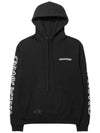 scroll logo hood black - CHROME HEARTS - BALAAN 1