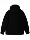 Men's Lens Wappen Hooded Anorak Black - CP COMPANY - BALAAN 4