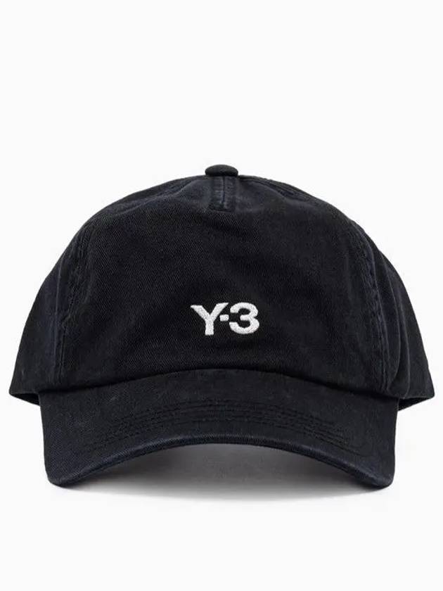 Embroidered Logo Ball Cap Black - Y-3 - BALAAN 2