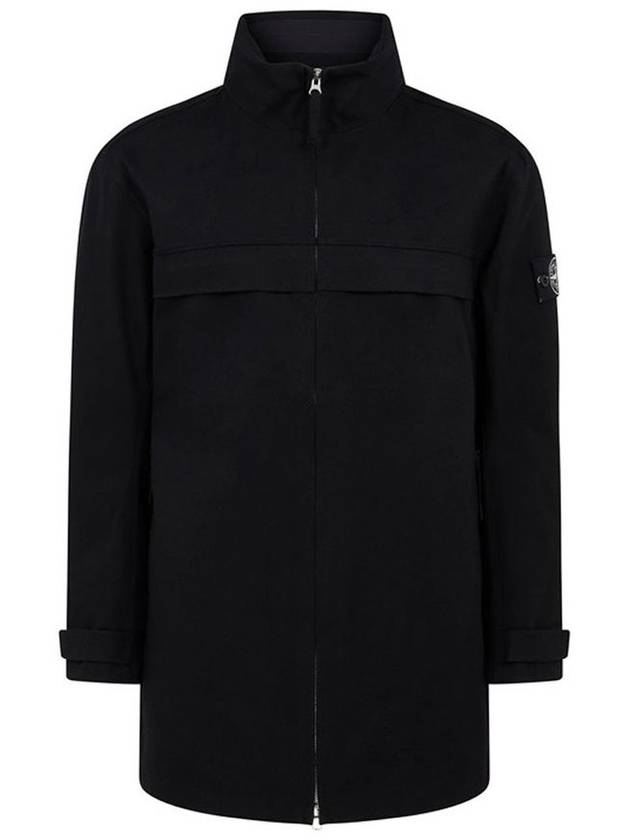 11Th Anniversary Wappen Hooded Jacket Black - STONE ISLAND - BALAAN 1