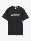 logo short sleeve t-shirt black - BURBERRY - BALAAN 2