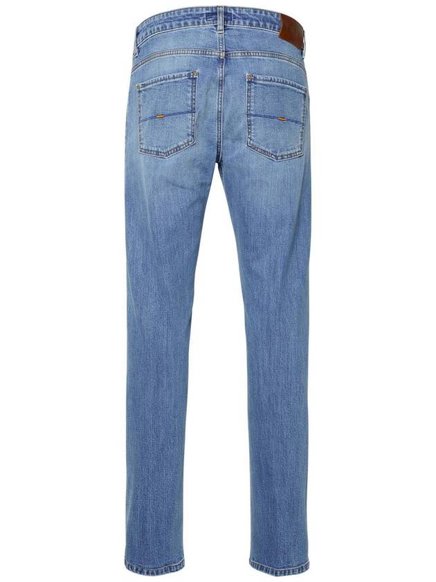 Fay Blue Cotton Jeans - FAY - BALAAN 3