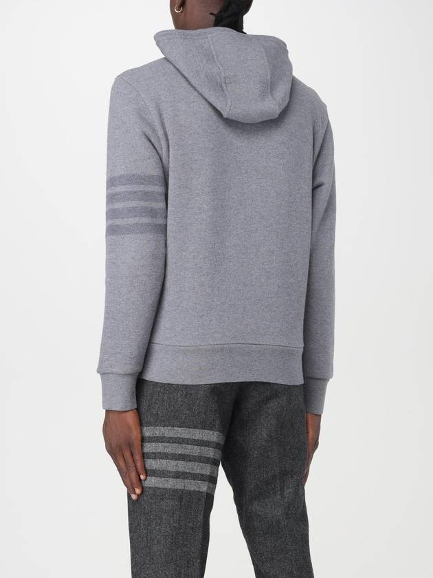 4 Bar Stripe Hoodie Grey - THOM BROWNE - BALAAN 4