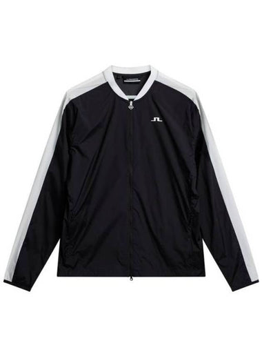 Tom Logo Zip-Up Jacket Black - J.LINDEBERG - BALAAN 1