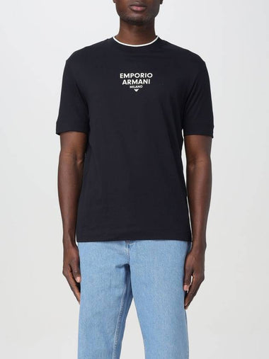 T-shirt Emporio Armani in cotone con logo - EMPORIO ARMANI - BALAAN 1