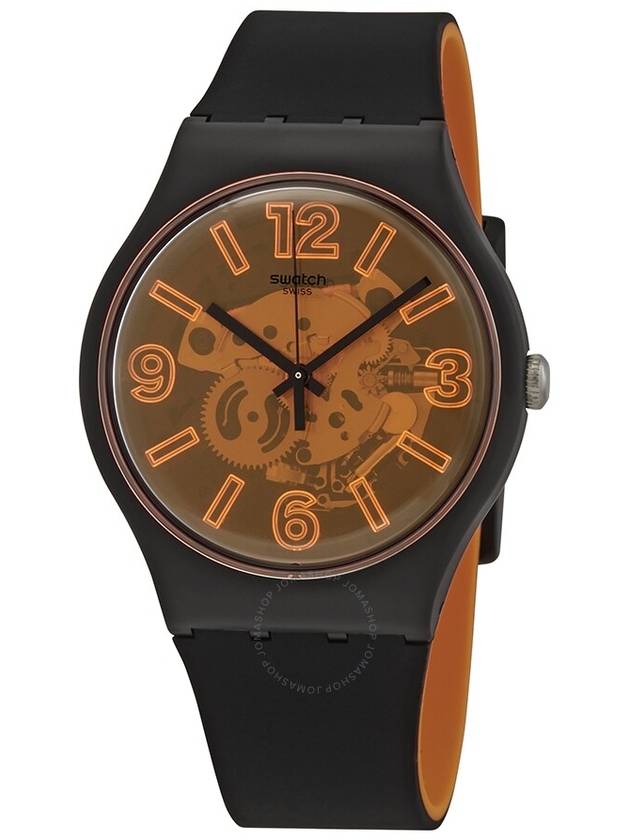 Swatch Orangeboost Semi-transparent Dial Unisex Watch SUOB164 - SWATCH - BALAAN 1