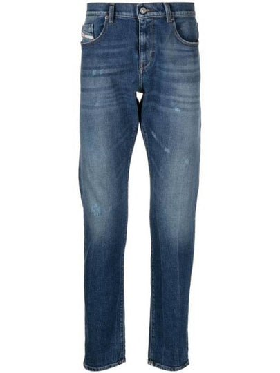 Straight Denim Jeans Blue - DIESEL - BALAAN 2