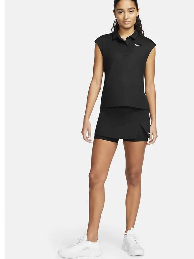 Court Dri Fit Victory Tennis A-Line Skirt Black - NIKE - BALAAN 4