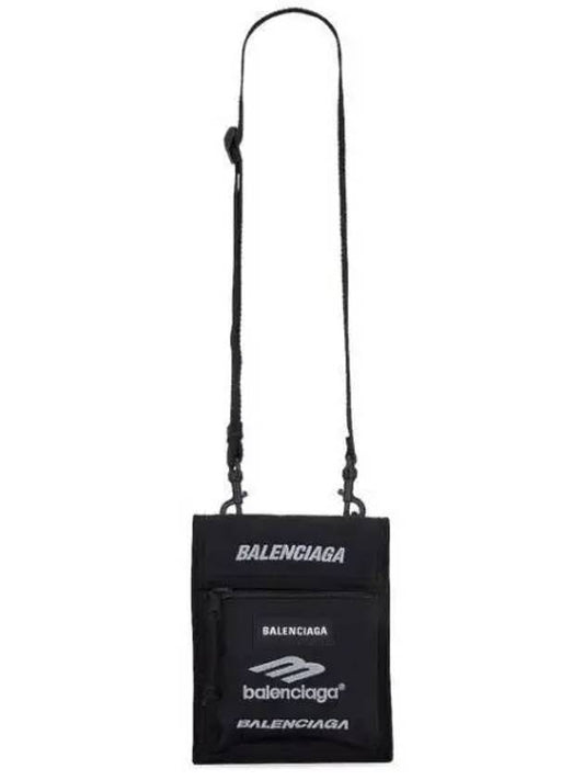 Explorer Small Logo Strap Cross Bag Black - BALENCIAGA - BALAAN 2