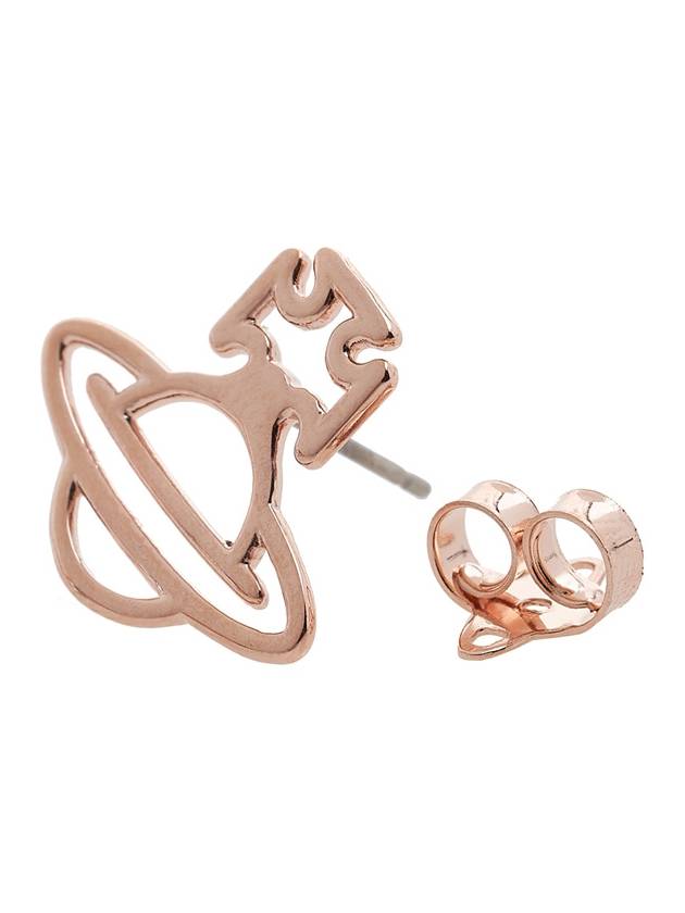 Perlar Brass Earrings Pink Gold - VIVIENNE WESTWOOD - BALAAN 5