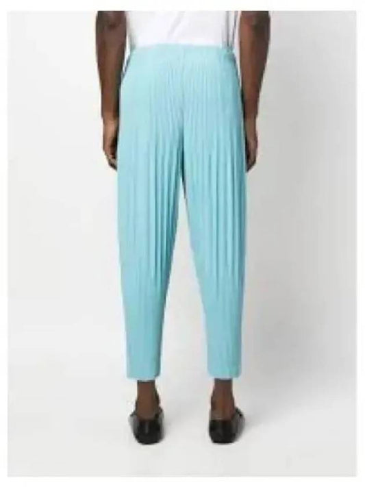 Tapered Track Pants Aqua Blue - ISSEY MIYAKE - BALAAN 2