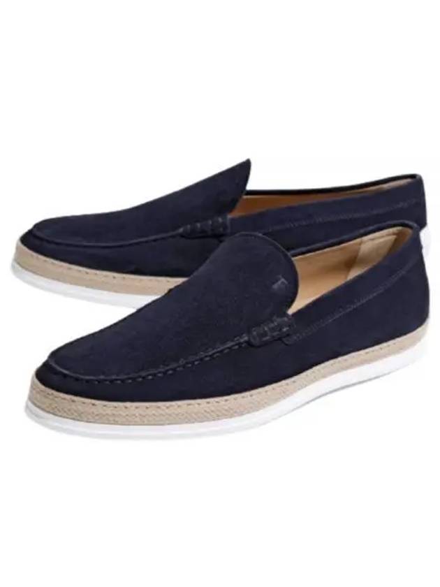 Men's Suede Slip-On Loafers Navy - TOD'S - BALAAN 2