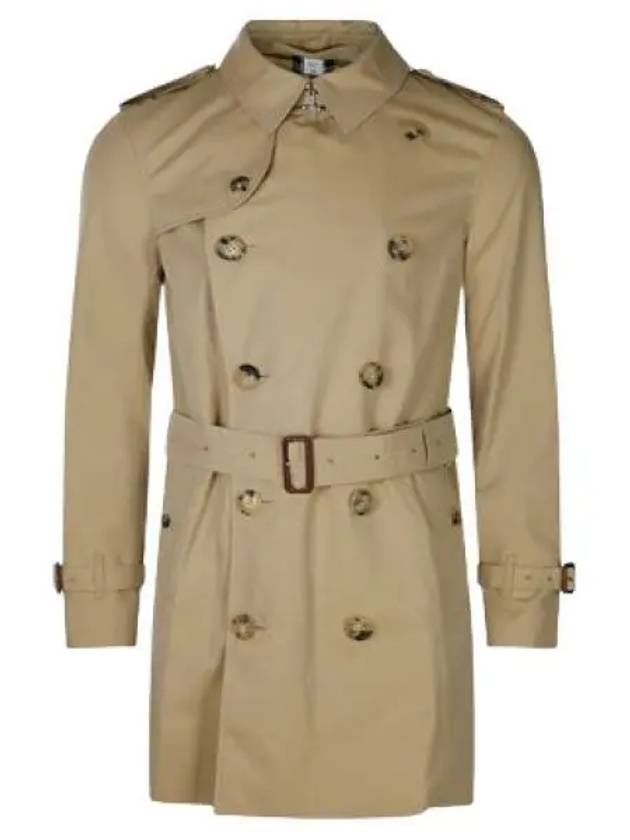 Cotton Gabardine Trench Coat Beige - BURBERRY - BALAAN 2