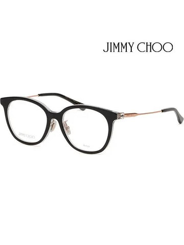 Glasses Frame JC306F 807 Asian Fit Black - JIMMY CHOO - BALAAN 1