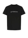 Reverse Logo Short Sleeve T-Shirt Black - GIVENCHY - BALAAN 2