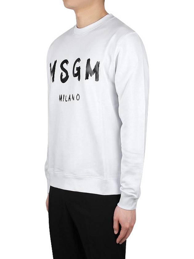 Milano Logo Print Sweatshirt White - MSGM - BALAAN 4