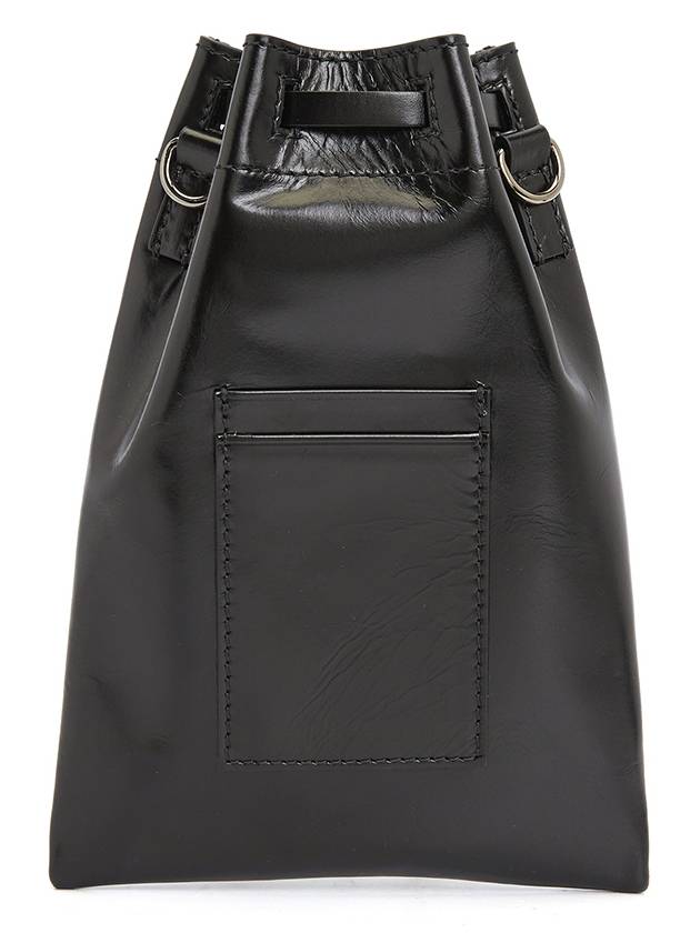 VLTN Logo Shiny Leather Crossbody Bag Black - VALENTINO - BALAAN 5