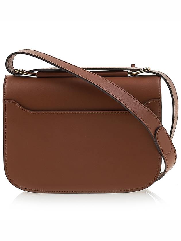 Lingot Olen Calf Leather Shoulder Bag Tan - DELVAUX - BALAAN 4