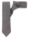 Super 120S Twill Tie Grey - THOM BROWNE - BALAAN 2