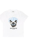 Basic Cat Relax Jersey Short Sleeve T-Shirt White - GANNI - BALAAN 3