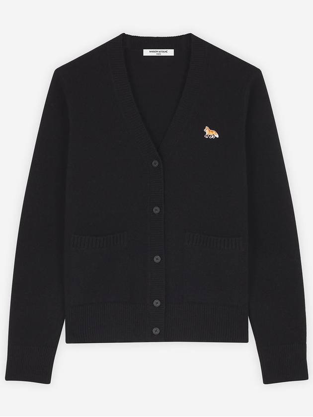 Baby Fox Patch Boxy Cardigan Black - MAISON KITSUNE - BALAAN 2