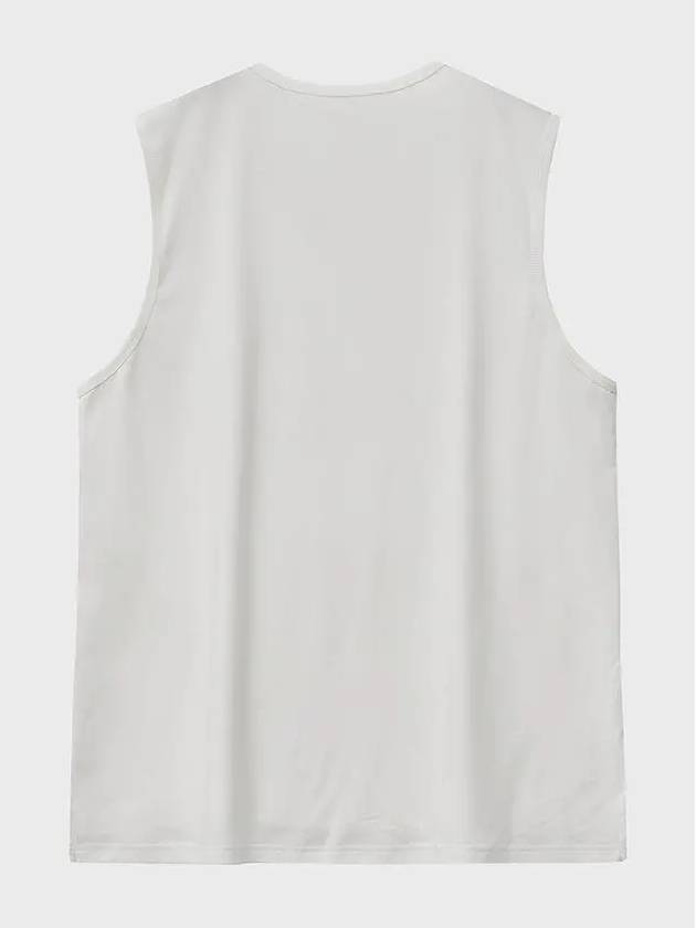 Cotton Regular Sleeveless White - NOIRER - BALAAN 4