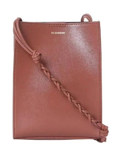 Tangle Smooth Leather Small Cross Bag Rose Wood - JIL SANDER - BALAAN 2