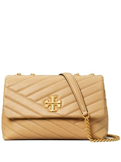 Kira Chevron Convertible Strap Small Shoulder Bag Desert Dune - TORY BURCH - BALAAN 2