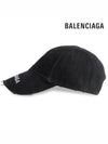 Embroidered Logo Ball Cap Black - BALENCIAGA - BALAAN 6