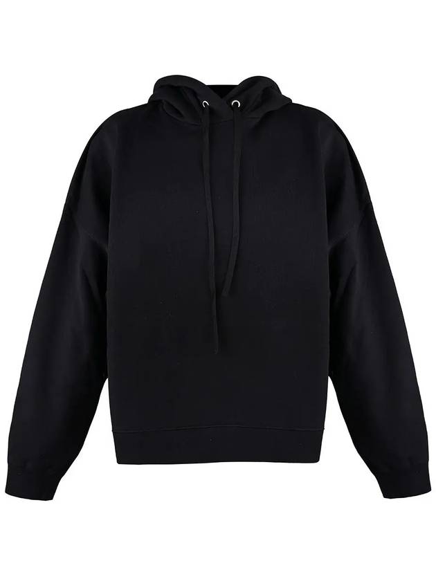 Lettering Printing Bag Cotton Hooded Top Black - MAISON MARGIELA - BALAAN.