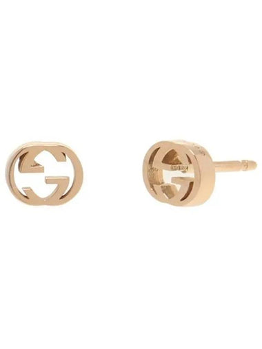 Interlocking Stud 18k Earrings YBD759061001 759061 - GUCCI - BALAAN 1