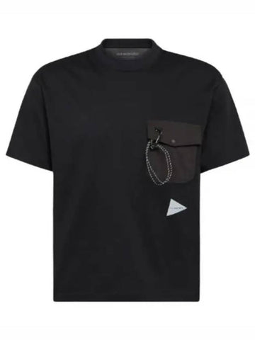 24 Pocket T Black 5744184183 010 Short Sleeve Shirt - AND WANDER - BALAAN 1