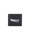 Wave Logo Half Wallet Black - BALENCIAGA - BALAAN 1