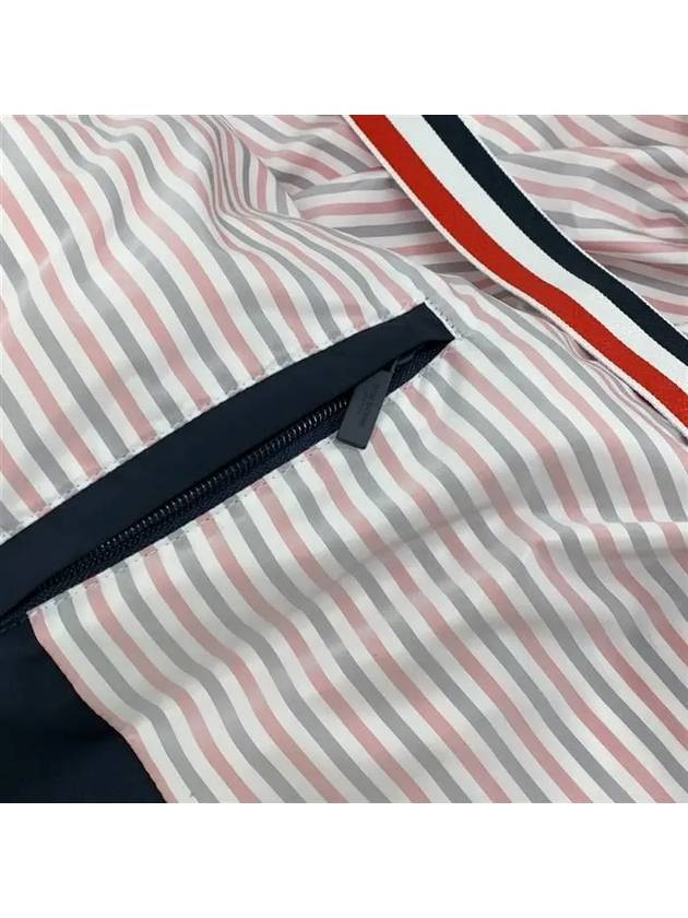 Poly Twill Down Filled 4-Bar Ski Padding Navy - THOM BROWNE - BALAAN 6