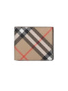 Check Half Wallet Beige - BURBERRY - BALAAN 2