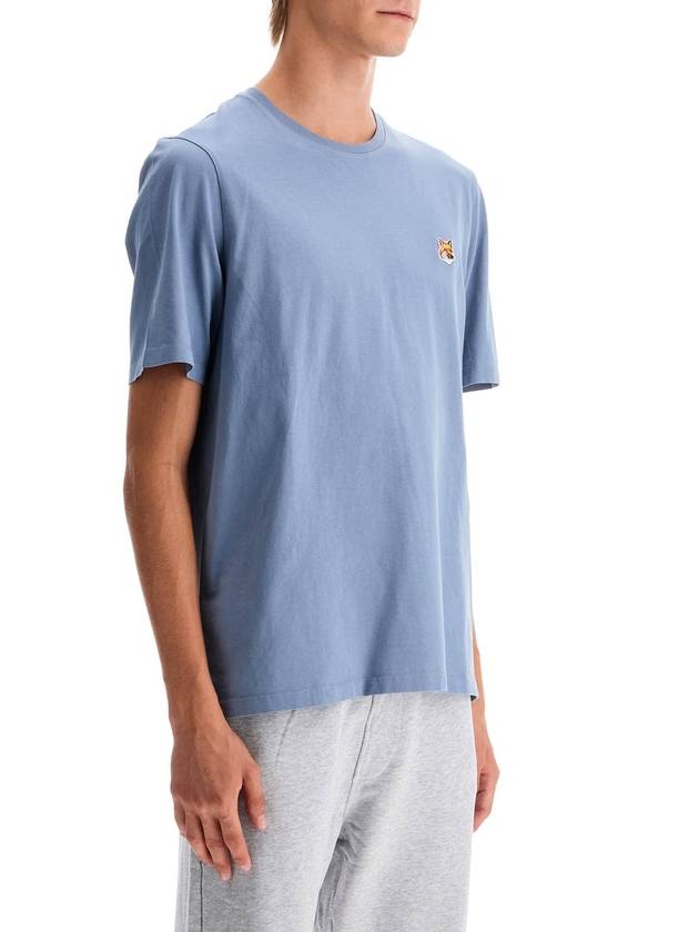 Fox Head Patch Classic Short Sleeve T-Shirt Clear Blue - MAISON KITSUNE - BALAAN 3