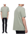 Stitched Crew Neck Short Sleeve T-Shirt Light Green - MAISON MARGIELA - BALAAN 3