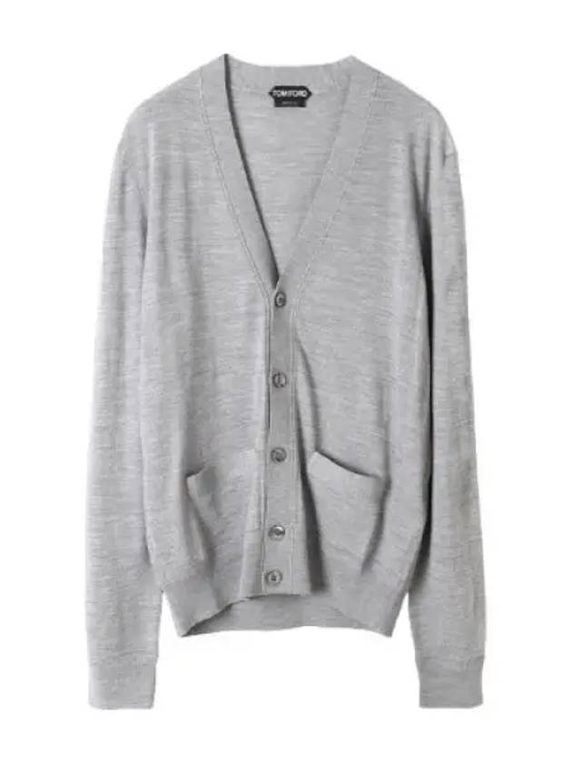 V neck wool cardigan men - TOM FORD - BALAAN 1