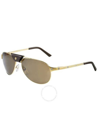 Boeing Metal Sunglasses Brown - CARTIER - BALAAN 2