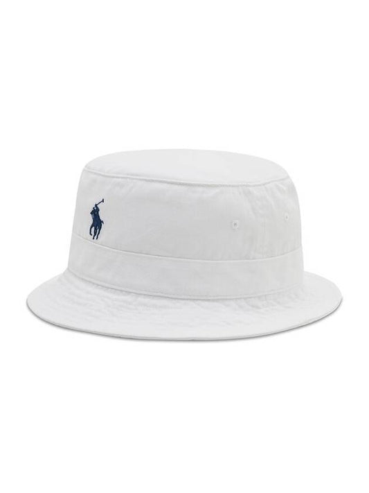 Cotton blend terry bucket hat 710900324002 - POLO RALPH LAUREN - BALAAN 1