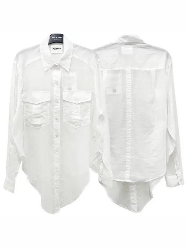 Etoile NATH Cotton Blouse White 38349959 1095471 - ISABEL MARANT - BALAAN 1