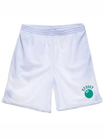 Men s 8 ball mesh shorts white - STUSSY - BALAAN 1