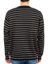 Boke Flower Patch Striped Wool Knit Top Grey - KENZO - BALAAN 6