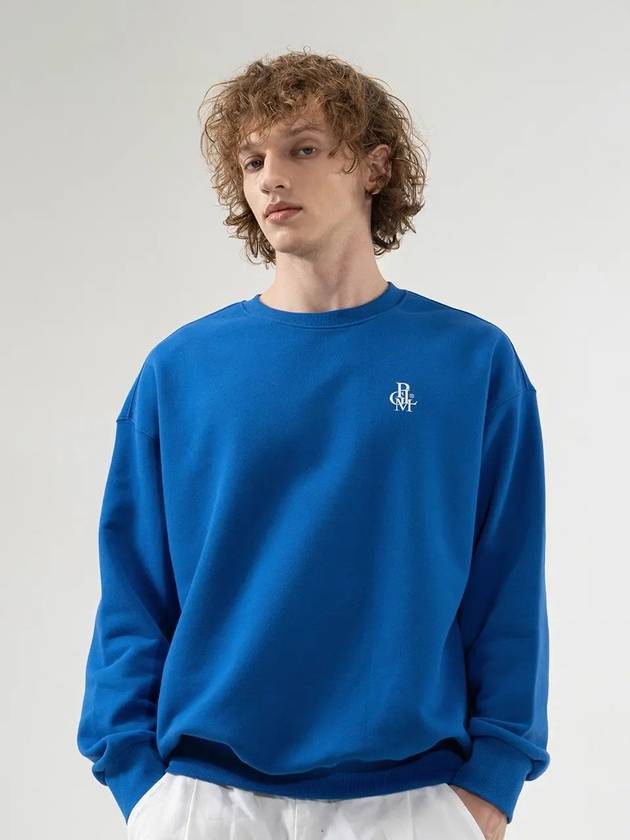 SYMBOL LOGO SWEATSHIRTS BLUE - POLYGRAM - BALAAN 4