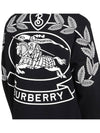 EKD-print cotton-blend hoodie in black - BURBERRY - BALAAN 5