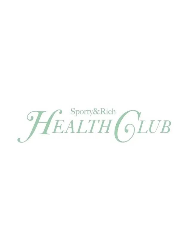 Health Club Logo Print Polo Shirt PO621WH - SPORTY & RICH - BALAAN 5
