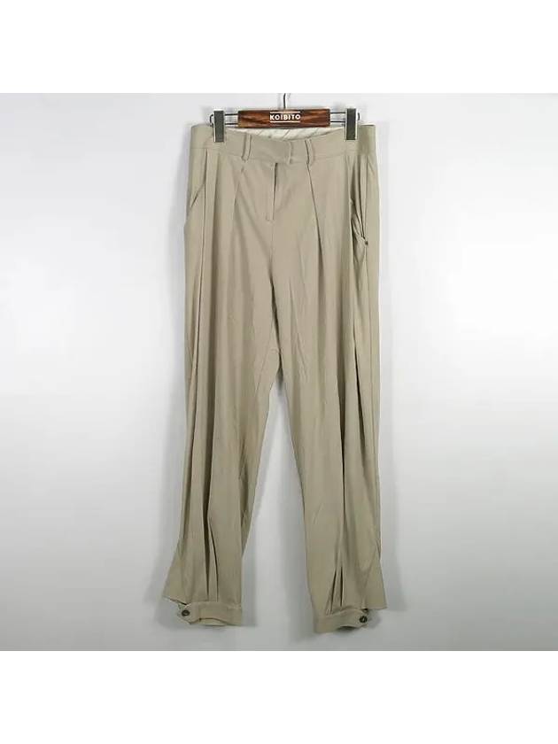 Sports line light beige color women s pants - MAX MARA - BALAAN 1